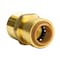 Quickfitting 1/2in Push-to-Connect x 3/4in MNPT Brass Male Straight Reducing Adapter Fitting LF842MR - alternate 1